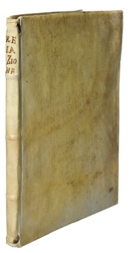 [MAILLARD DE TOURNON, CARLO TOMMASO]: - Relazione della preziosa morte dell'eminentiss. e reverendiss. Carlo Tomaso Maillard di Tournon. Commissario, e Visitatore Apostolico Generale, con le facolt di Legato a latere nell'Impero della Cina, e Regni dell'Indie Orientali, seguita nella Citt di Macao l 8. del mese di giugno dell'anno 1710. E di ciae, che gli avenne negli ultimi cinque mesi della sua vita. Roma, per Francesco Gonzaga, 1711.