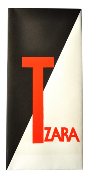 TZARA, TRISTAN / DELAUNAY, SONIA (Ills.): -  Le coeur  gaz: costumes de Sonia Delaunay. [Paris], Jacques Damase, [1977].