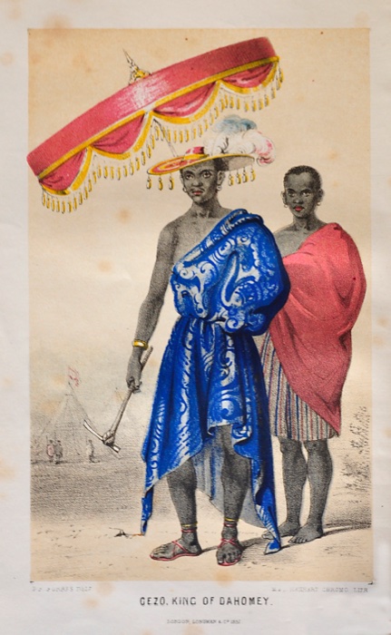 FORBES, FREDERICK E.: - Dahomey and the Dahomans: Being the Journals of Two Missions to the King of Dahomey, and Residence at his Capital, in the Years 1849 and 1850. Two volumes. London, Longman, Brown, Green, and Longmans, 1851.