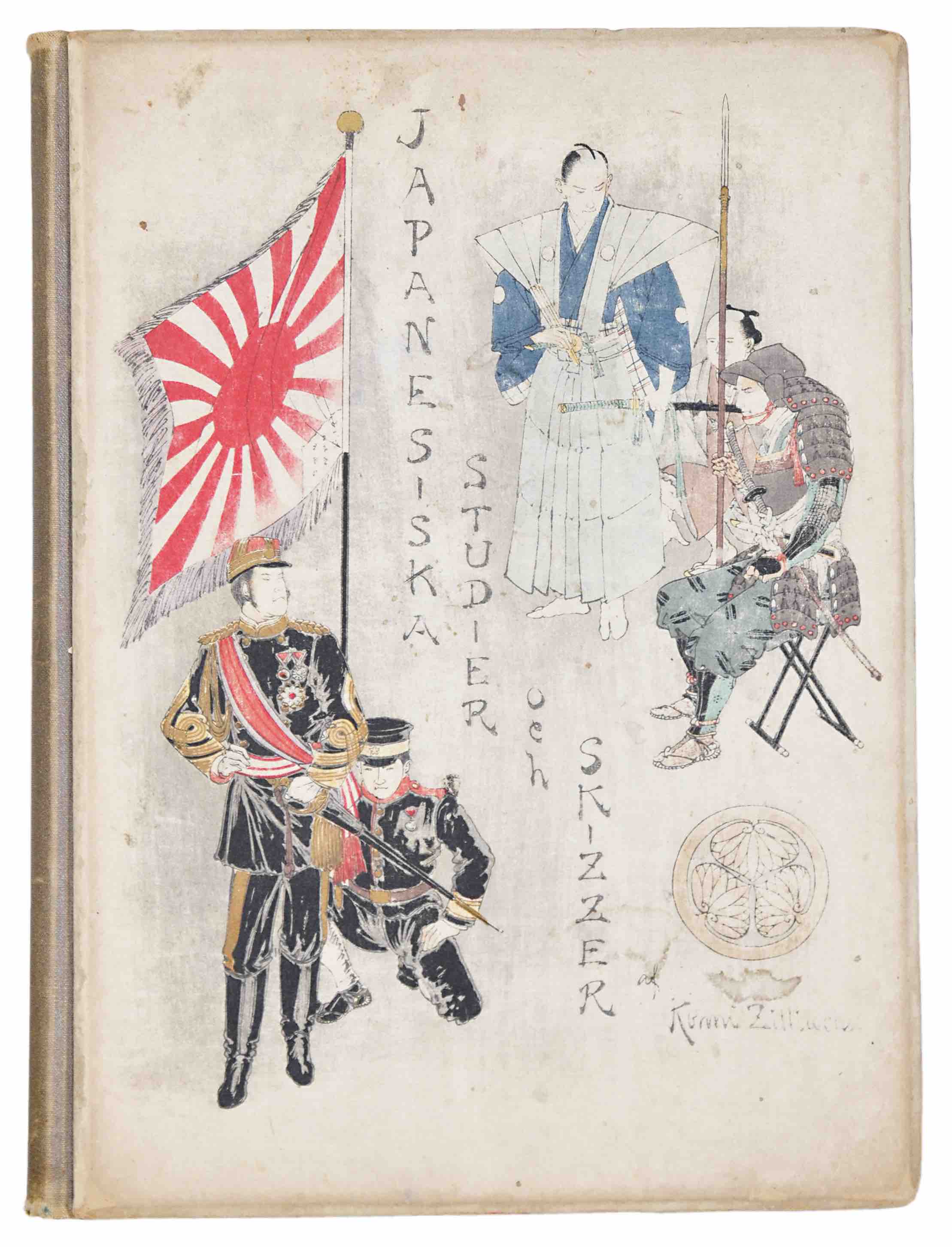 ZILLIACUS, KONRAD VIKTOR (KONNI SENIOR): - Japanesiska studier och skizzer. Helsingfors 1896.