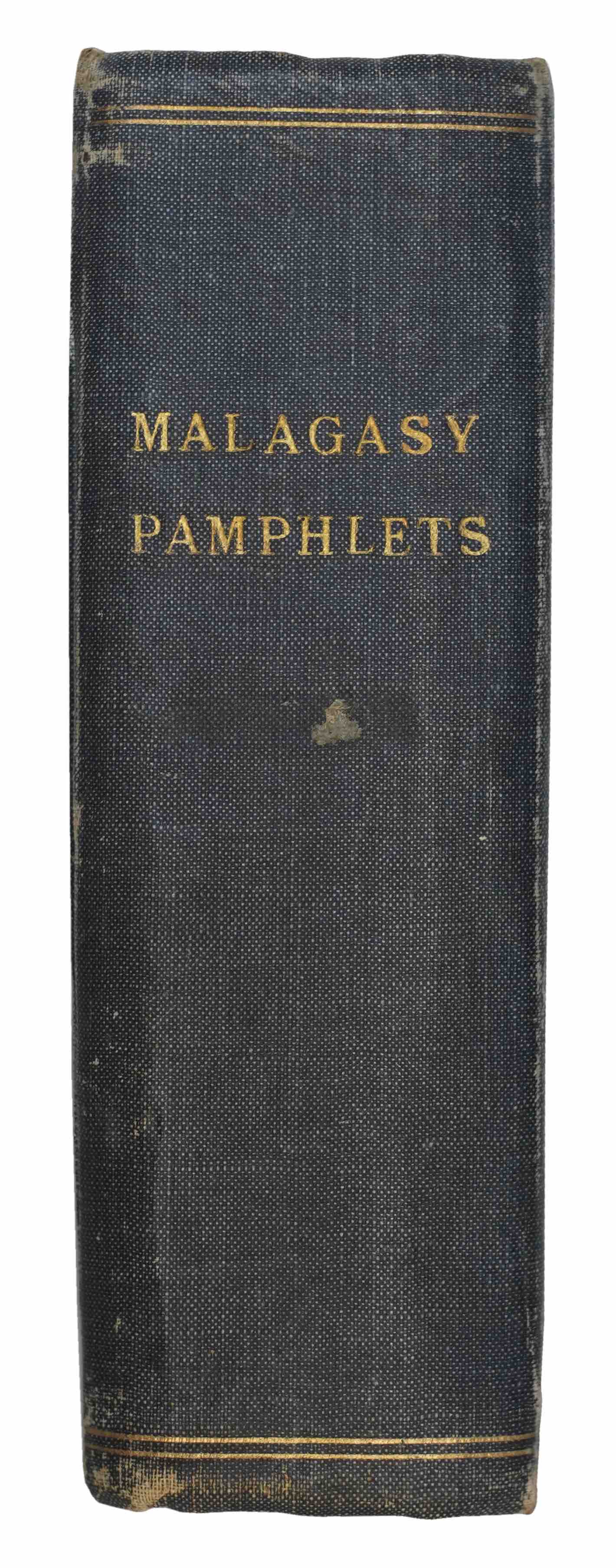 MALAGASY pamphlets [Title on spine]. - Tananarive, London Missionary Society, 1911-18.