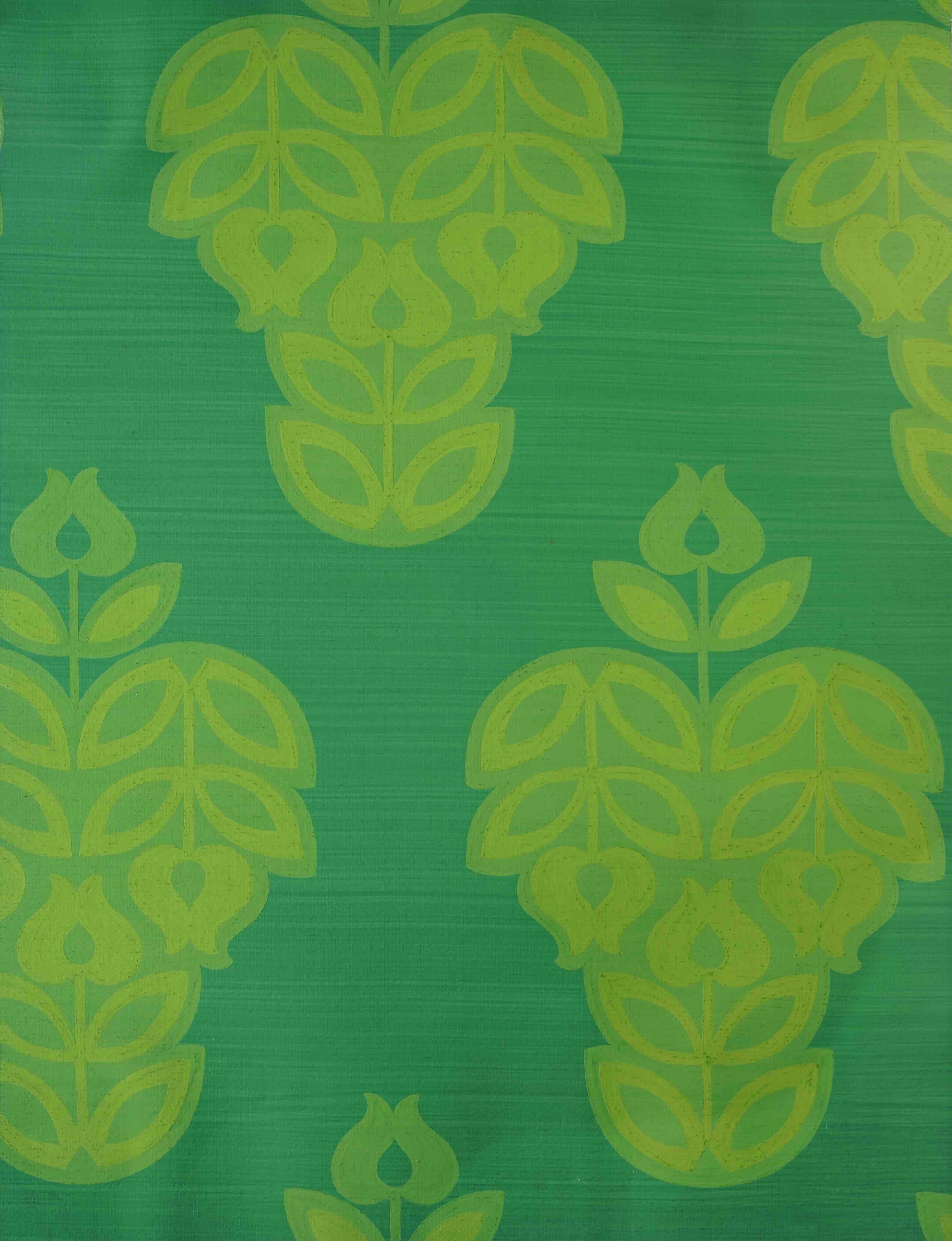 [GERMAN TEXTILE AND WALLPAPER DESIGNS] SCHNITZLER & VOGEL: - A collection of thirty large original gouache designs. Krefeld, Germany, Schnitzler & Vogel Atelier fr Textilindustrie, 1960s - 1970s.