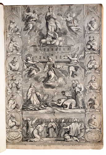 SAN JUAN DEL PUERTO, FRANCISCUS DE: - Mission historical de Marruecos, en que se trata de los martirios, persecuciones, y trabajos, que han padecido los Missionarios, y frutos que han cogido las Missiones, que desde sus principios tuvo la Orden Seraphica en el Imperio de Marruecos, y contina la Provincia de San Diego de Franciscos Descalcos de Andalucia en el mismo Imperio ... Sville, F. Garay, 1708.