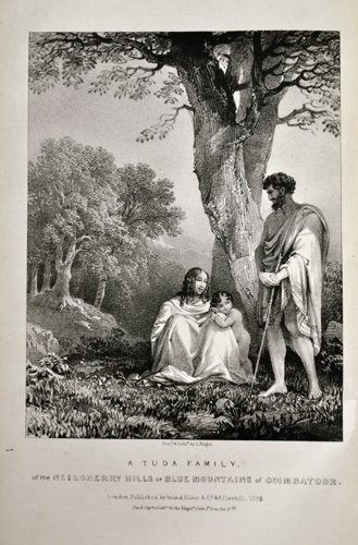HARKNESS, HENRY: -  A Description of a Singular Aboriginal Race Inhabiting the Summit of the Neilgherry Hills, or Blue Mountains of Coimbatoor, in the Southern Peninsula of India. London, Smith, Elder, and Co., 1832.